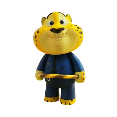 Gambar Herocross Figure Hoopy Zootopia Clawhauser