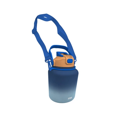 Gambar Ataru Joy Botol Vacuum Flask Stainless Steel 1.1 Liter - Biru Navy