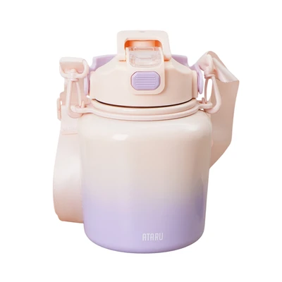 Gambar Ataru Joy Botol Vacuum Flask Stainless Steel 1.1 Liter - Pink
