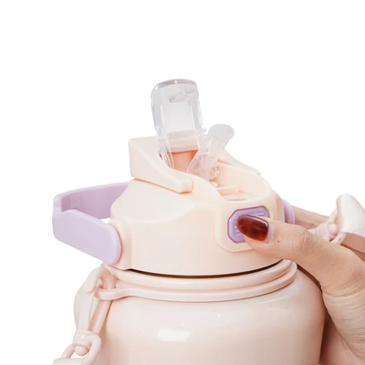 Gambar Ataru Joy Botol Vacuum Flask Stainless Steel 1.1 Liter - Pink