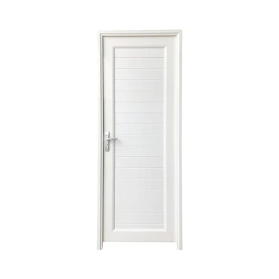 Gambar Maxbuilt 198x70x7 cm Pintu Kamar Mandi UPVC Right - Putih