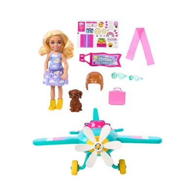 Gambar Barbie Set Boneka Chelsea Can Be Plane Htk38