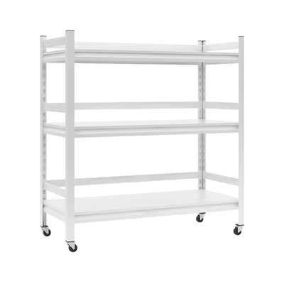 Jual Krisbow Rak Besi 3 Tingkat Dengan Roda Putih Terbaru | Ruparupa