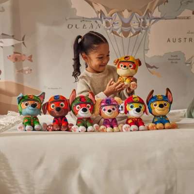 Gambar Nickelodeon Boneka Plush Paw Patrol Jungle Pups Random