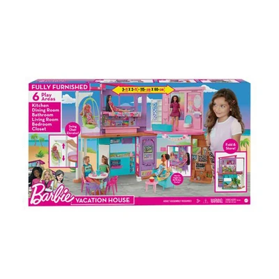 Gambar Barbie Playset Vacation House Hcd50