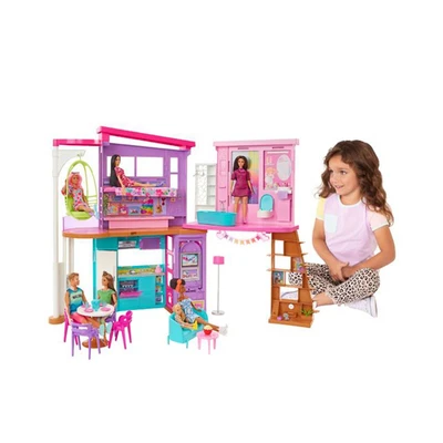 Gambar Barbie Playset Vacation House Hcd50