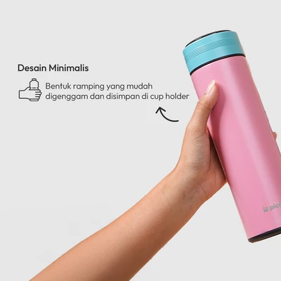 Gambar Picas Julie Botol Vacuum Flask Stainless Steel 400 ml - Pink