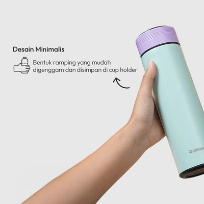 Gambar Picas Julie Botol Vacuum Flask Stainless Steel 400 ml - Hijau