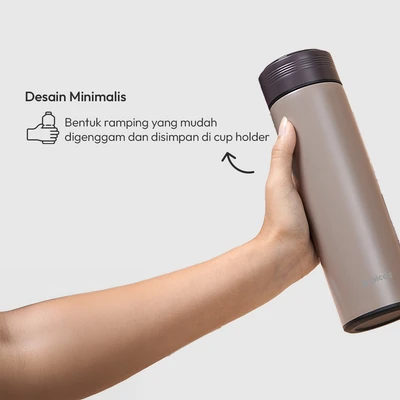 Gambar Picas Julie Botol Vacuum Flask Stainless Steel 400 ml - Abu-abu