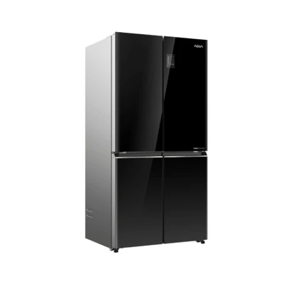 Gambar Aqua Kulkas 4 Pintu 456 Liter AQR-TTD546RBG(BK) - Hitam