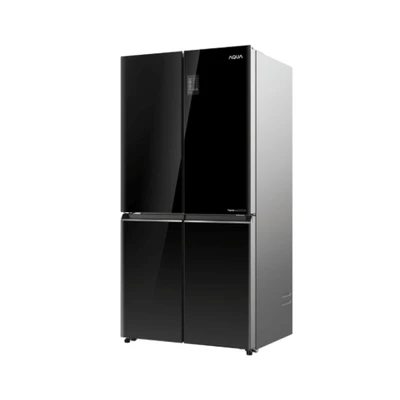 Gambar Aqua Kulkas 4 Pintu 456 Liter AQR-TTD546RBG(BK) - Hitam