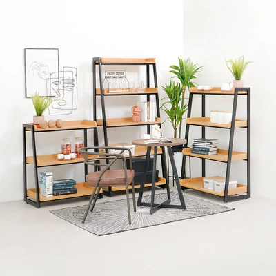 Gambar Informa Mossy Neo Rak 4 Tingkat - Cokelat Oak