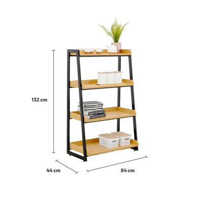 Gambar Informa Mossy Neo Rak 4 Tingkat - Cokelat Oak