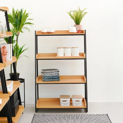 Gambar Informa Mossy Neo Rak 4 Tingkat - Cokelat Oak