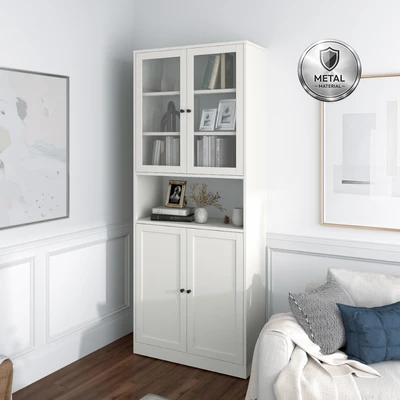 Gambar Informa Logan Kabinet Pintu Kaca - Putih