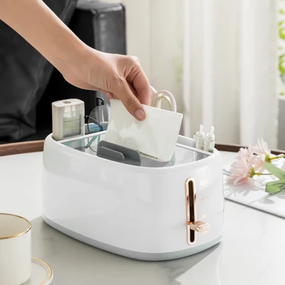 Gambar Stora Kotak Tisu Toaster - Abu-Abu