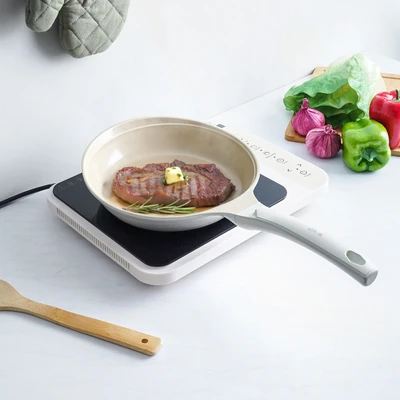 Gambar Kris Colormic Wajan Penggorengan Aluminum 24 cm - Krem