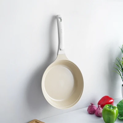 Gambar Kris Colormic Wajan Penggorengan Aluminum 24 cm - Krem