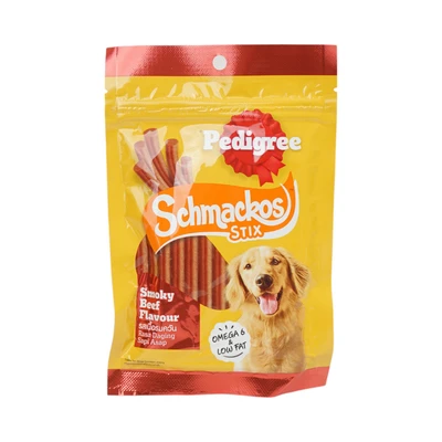 Gambar Pedigree Schmackos Camilan Anjing Stix Smoked Beef 70 gr