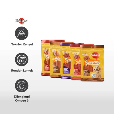 Gambar Pedigree Schmackos Camilan Anjing Grilled Liver 70 gr