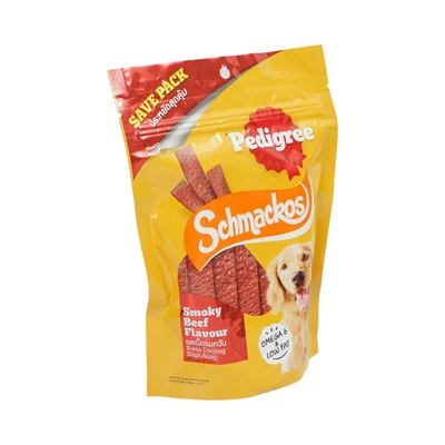 Gambar Pedigree Schmackos Camilan Anjing Smokey Beef 300 gr