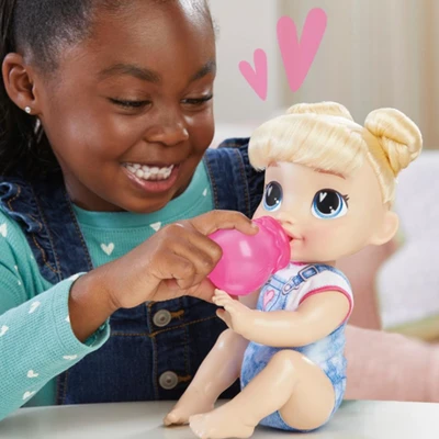 Gambar Baby Alive Boneka Bayi Crawl & Play Harper Hugs Blonde Hair - Mix