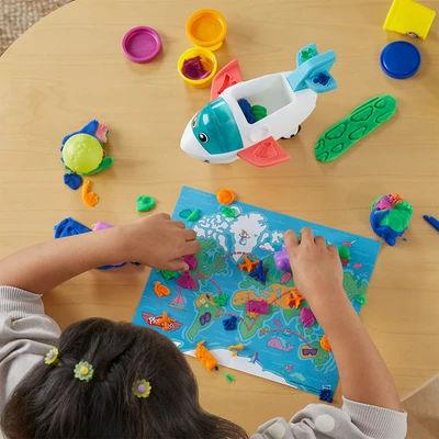 Gambar Play Doh Playset Airplane Explorer Starters F8804