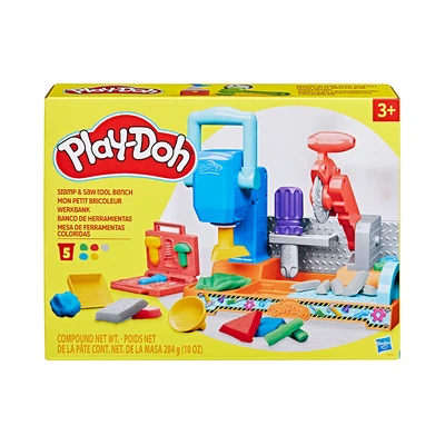 Gambar Play Doh Playset Stamp & Saw Tool Bench
