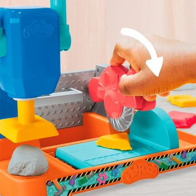 Gambar Play Doh Playset Stamp & Saw Tool Bench