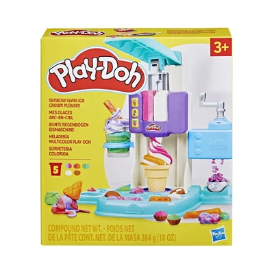 Gambar Play Doh Playset Rainbow Swirl Ice Cream G0028