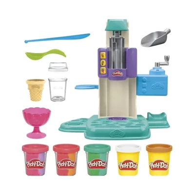 Gambar Play Doh Playset Rainbow Swirl Ice Cream G0028