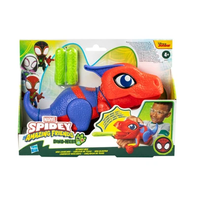 Gambar Spidey Amazing Friends Dino Spidey Web Launcher - Merah/biru