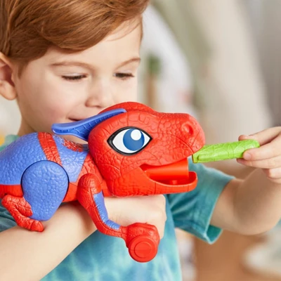 Gambar Spidey Amazing Friends Dino Spidey Web Launcher - Merah/biru