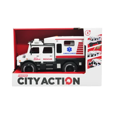 Gambar Cruzer 1:16 City Action Friction Ambulance