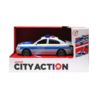 Gambar Cruzer 1:32 City Action Friction Police Car - Silver