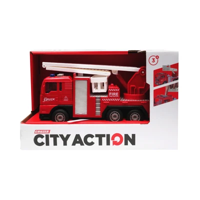 Gambar Cruzer 1:32 City Action Friction Fire Truck