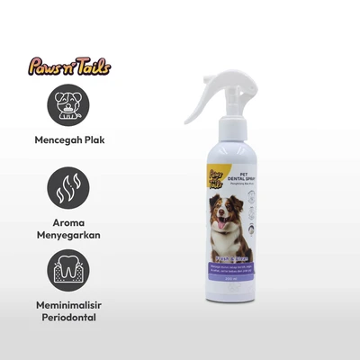 Gambar Paws N Tail 200 Ml Oral Care Spray Milk Flavor