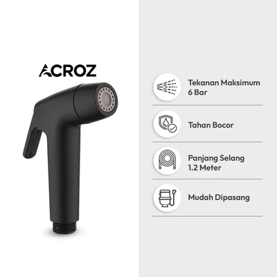 Gambar Acroz Set Toilet Shower Signature - Hitam
