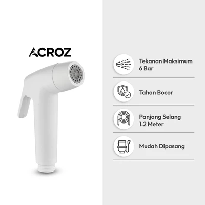 Gambar Acroz Set Toilet Shower Signature - Putih