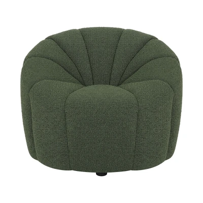 Gambar Informa Yolland Kursi Lounge Fabric 1 Seater - Hijau