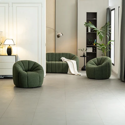 Gambar Informa Yolland Kursi Lounge Fabric 2 Seater - Hijau