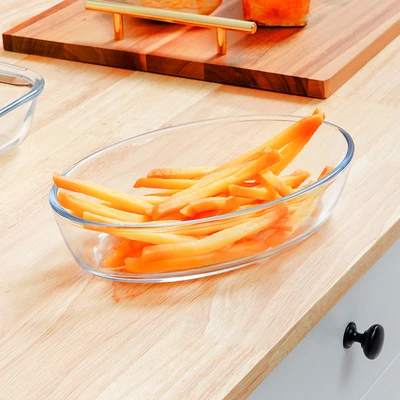 Gambar Cooking Color Decca Loyang Kaca Set 2 pcs Transparan