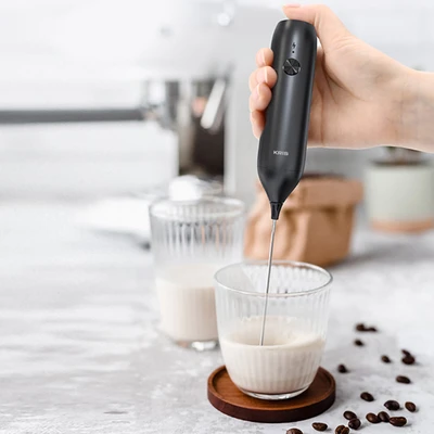 Gambar Kris Milk Frother Handheld 500 Mah - Hitam