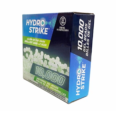 Gambar Hydro Strike 10k Refill Gel Beads Glow In The Dark