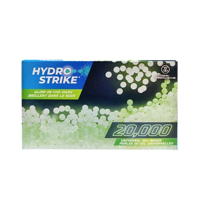 Gambar Hydro Strike 20k Refill Gel Beads Glow In The Dark
