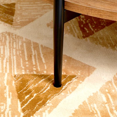 Gambar Informa Victory Meja Tamu Round - Cokelat Walnut