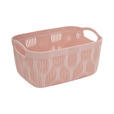 Gambar Stora Kotak Penyimpanan Leaf 23.5x16.5x12 cm - Pink