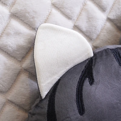 Gambar Ataru Bantal Sofa Polyester Cat Round - Abu-Abu