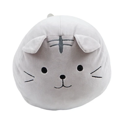 Gambar Ataru Bantal Sofa Polyester Cat Round 30x30 cm - Abu-Abu