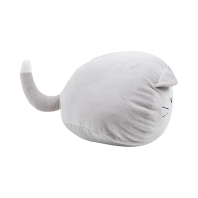 Gambar Ataru Bantal Sofa Polyester Cat Round 30x30 cm - Abu-Abu